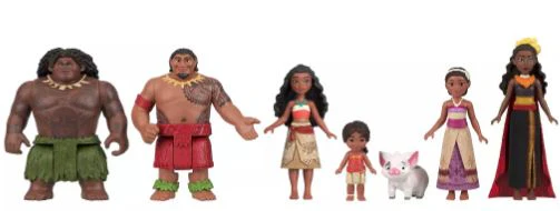DISNEY MOANA 2 - MOANA ADVENTURE SET - 6 SMALL FIGURES - Image 4