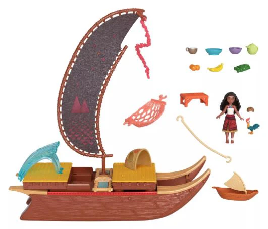 DISNEY MOANA 2 - MOANA'S ADVENTURE CANOE 10 PIECES - Image 6