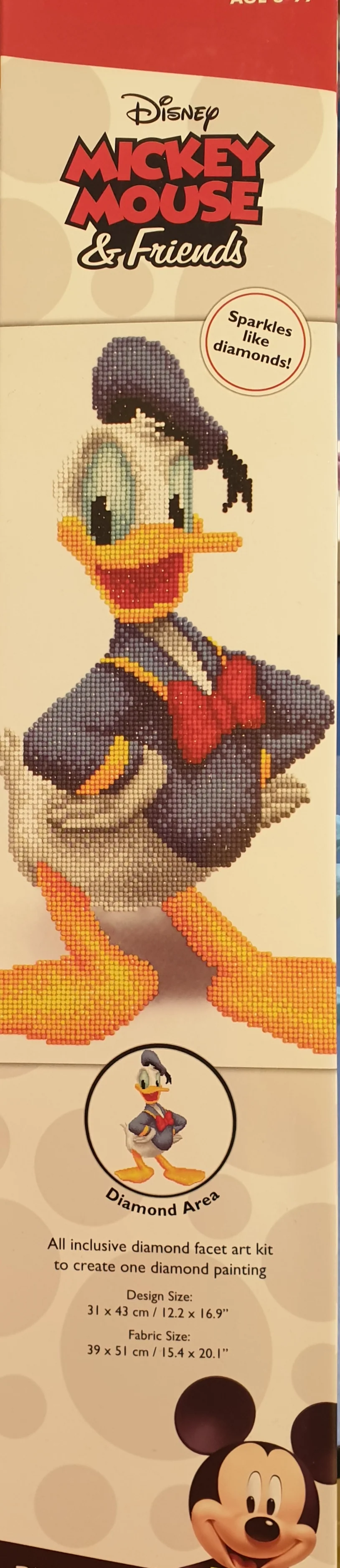 DIAMOND DOTZ - DONALD 31x43cm