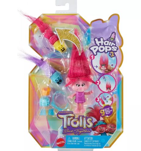 DREAMWORKS TROLLS BAND TOGETHER - TROLLS HAIR POPS QUEEN POPPY - Image 6