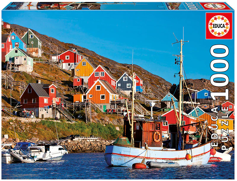EDUCA - NORDIC HOUSES 1000PC PUZZLE