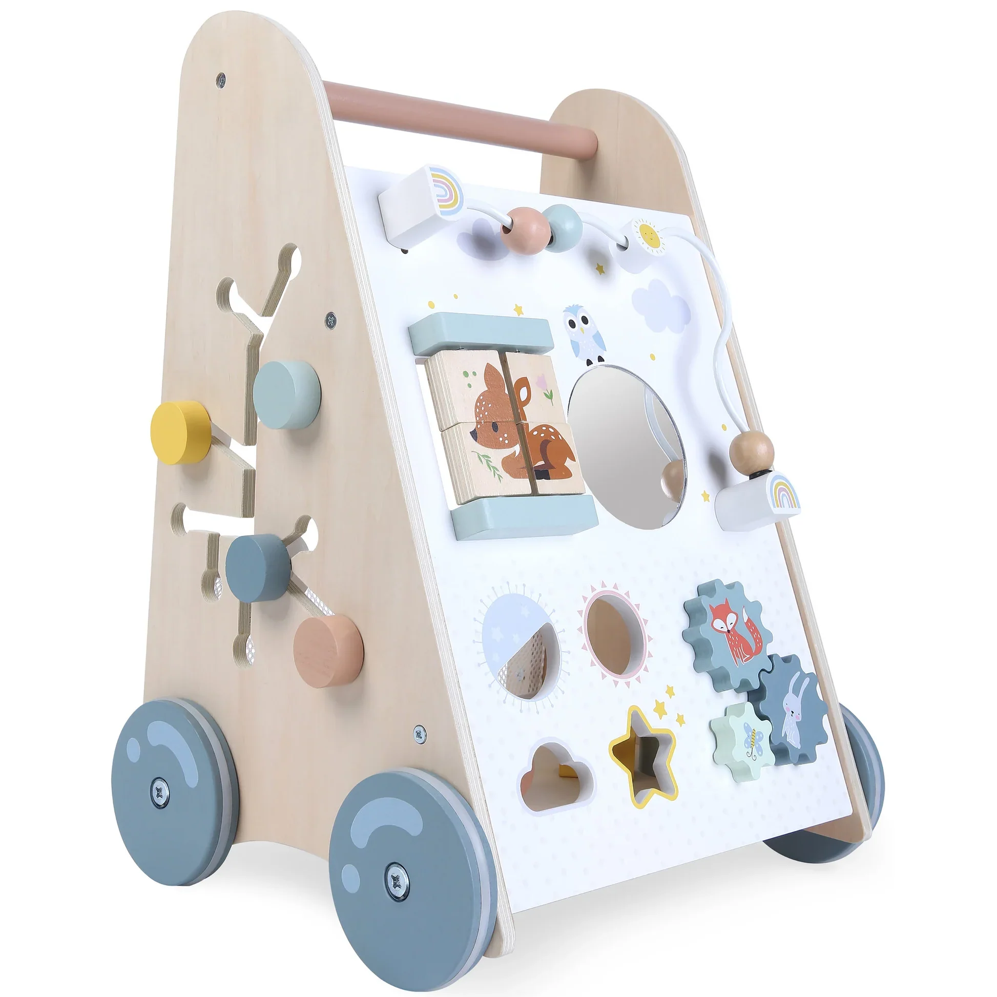 EDUFUN WOODEN MULTI ACTIVITY WALKER