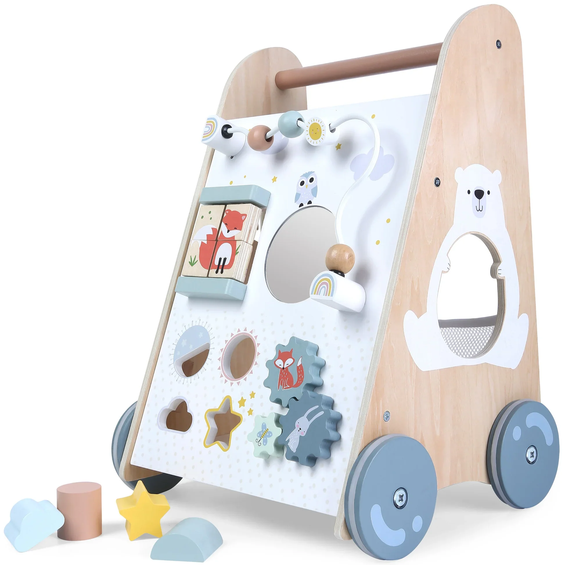 EDUFUN WOODEN MULTI ACTIVITY WALKER - Image 2