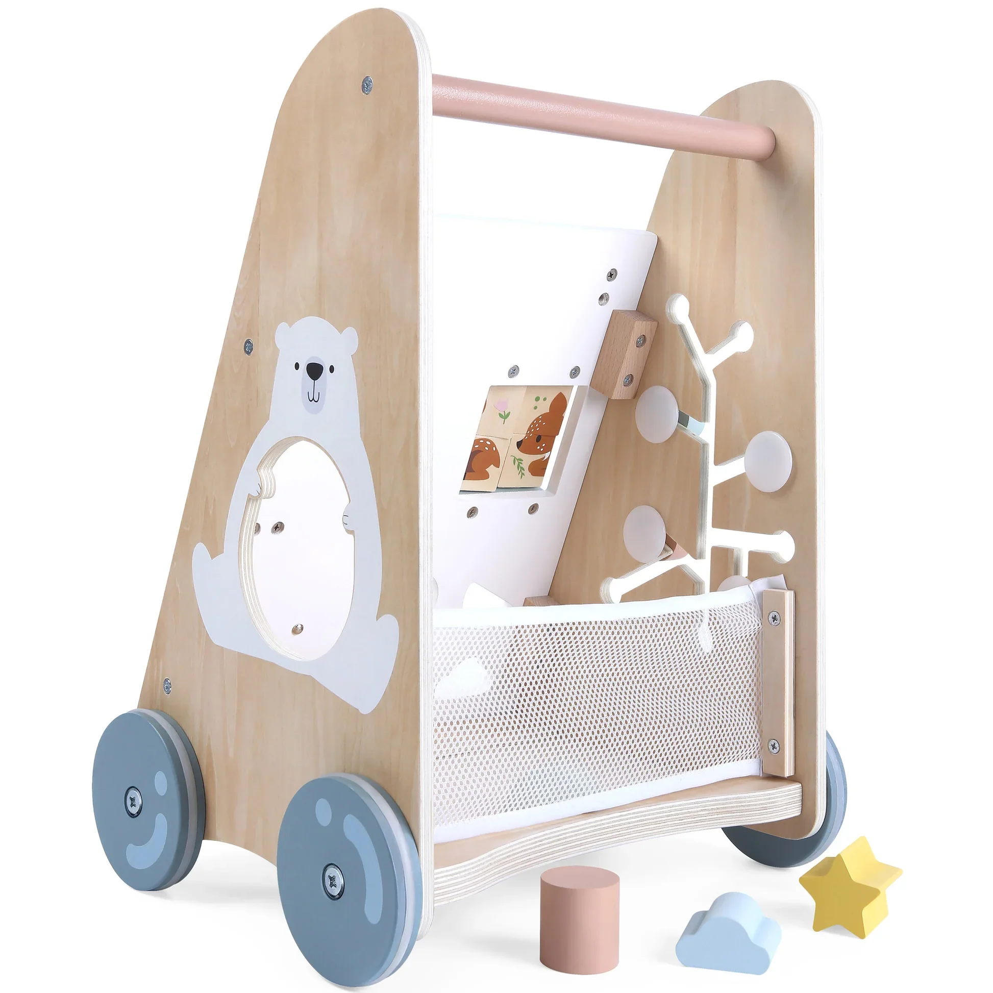 EDUFUN WOODEN MULTI ACTIVITY WALKER - Image 3