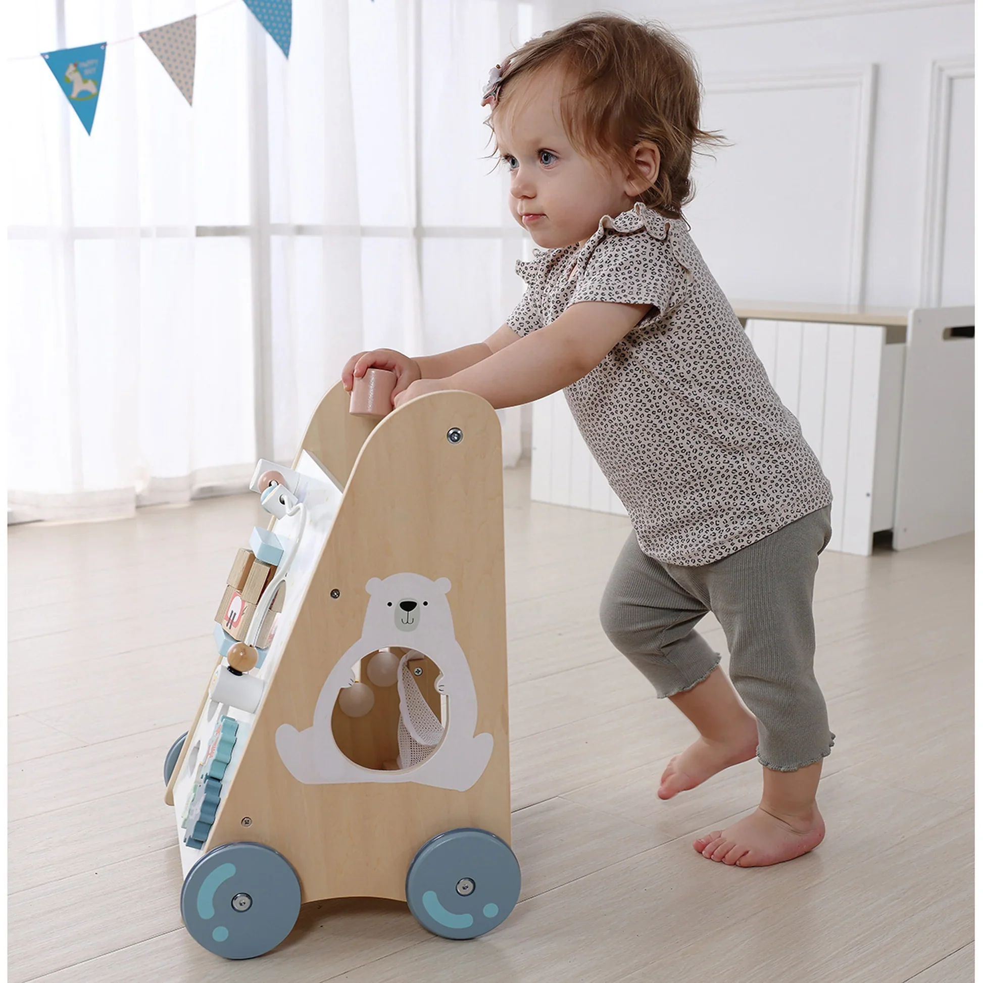 EDUFUN WOODEN MULTI ACTIVITY WALKER - Image 4