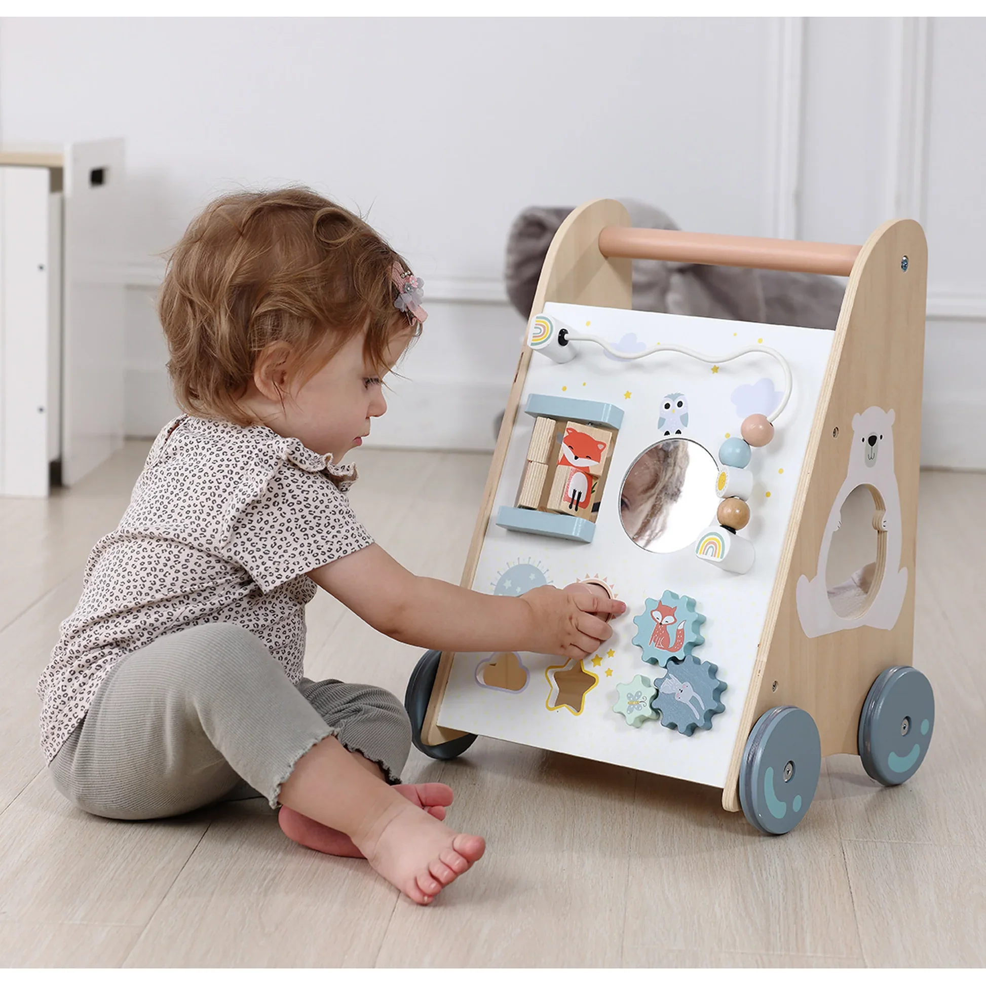 EDUFUN WOODEN MULTI ACTIVITY WALKER - Image 5