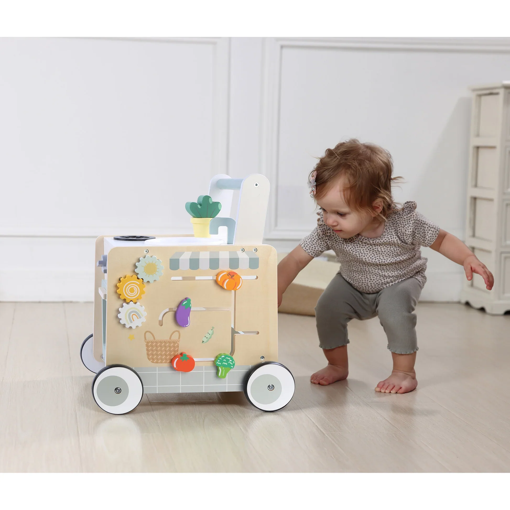 EDUFUN WOODEN PLAY KITCHEN WALKER - Image 4