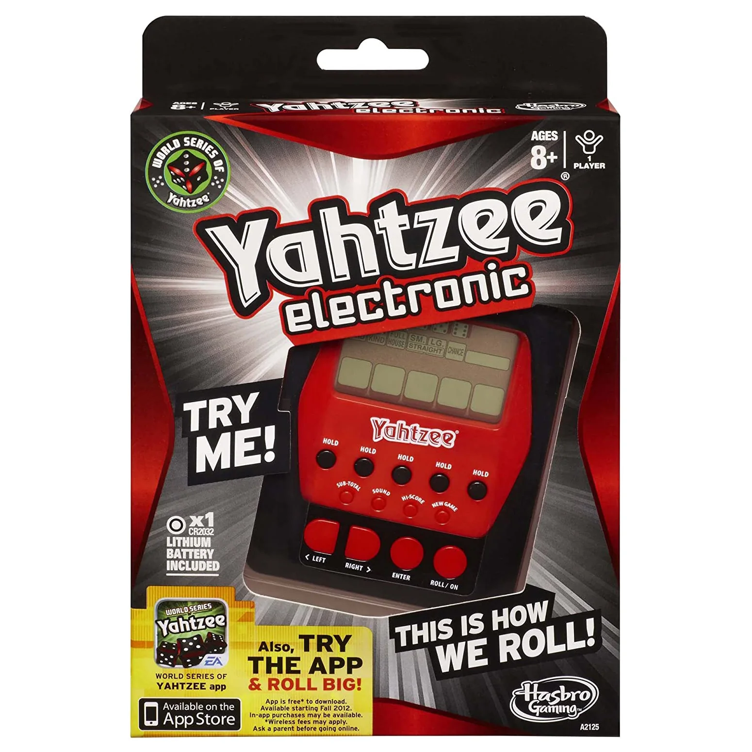 ELECTRONIC HAND HELD YAHTZEE
