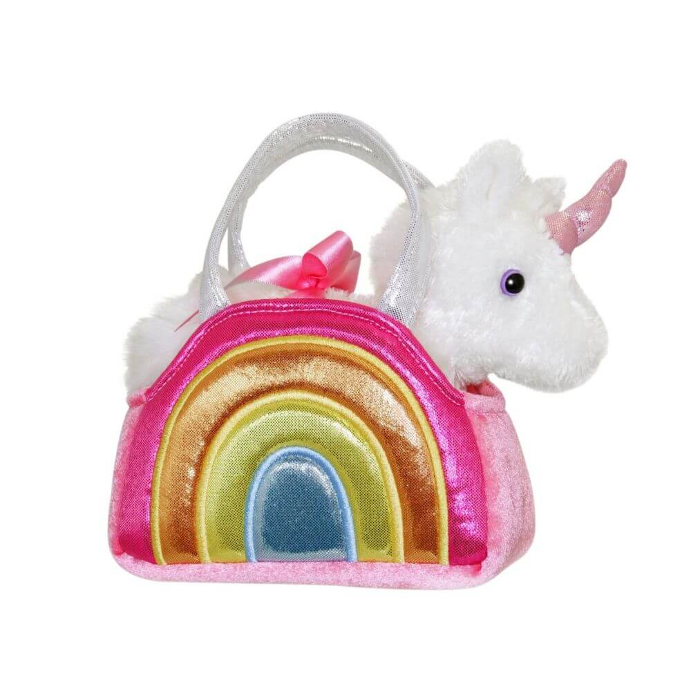 FANCY PALS - WHITE UNICORN WITH RAINBOW FANCY