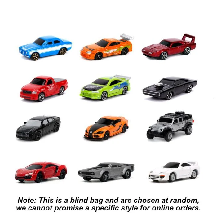FAST AND FURIOUS NANO HOLLYWOOD RIDES DIE-CAST MYSTERY VEHICLE BLIND BAG - Image 2
