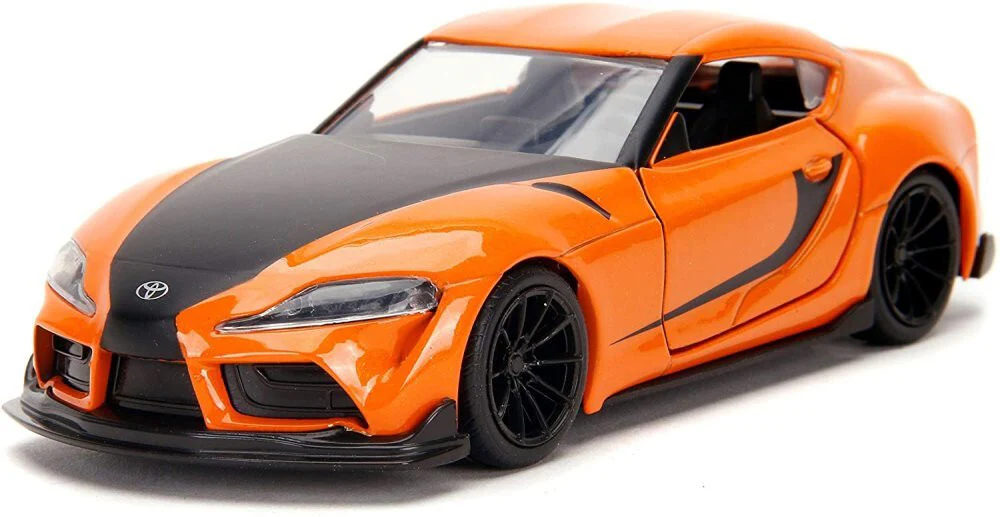 FATE OF THE FURIOUS - 2020 TOYOTA GR SUPRA METALLIC ORANGE 1/32 SCALE METALS DIE-CAST VEHICLE REPLICA