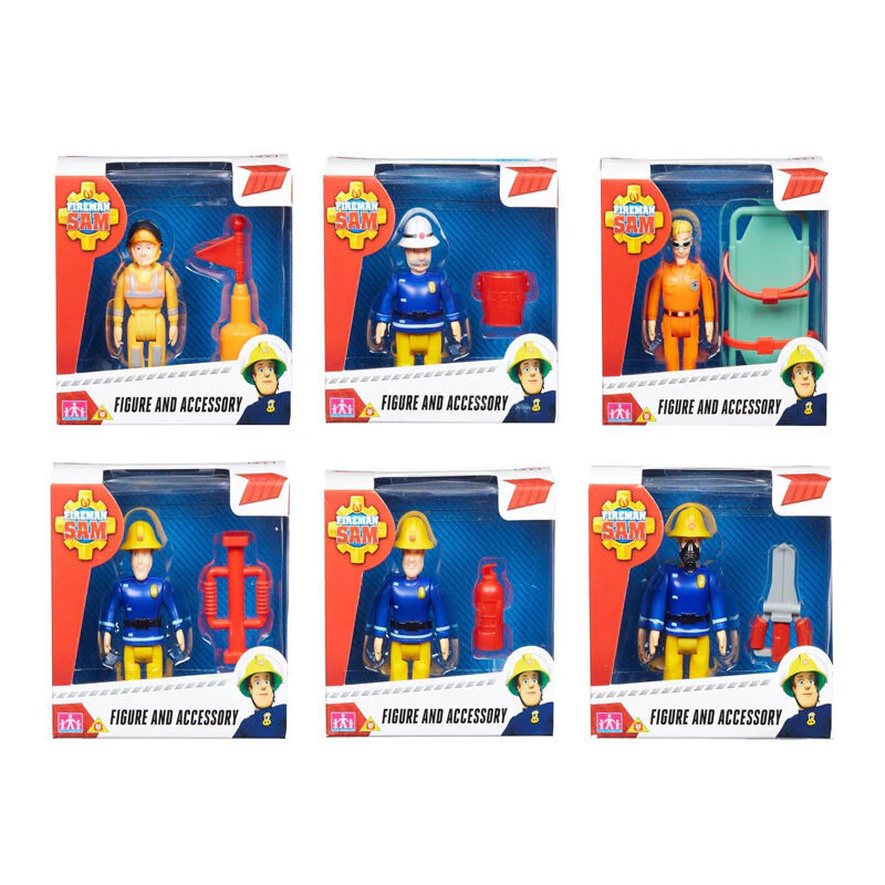 FIREMAN SAM FIGURES & ACCESSORIES IN TRAY