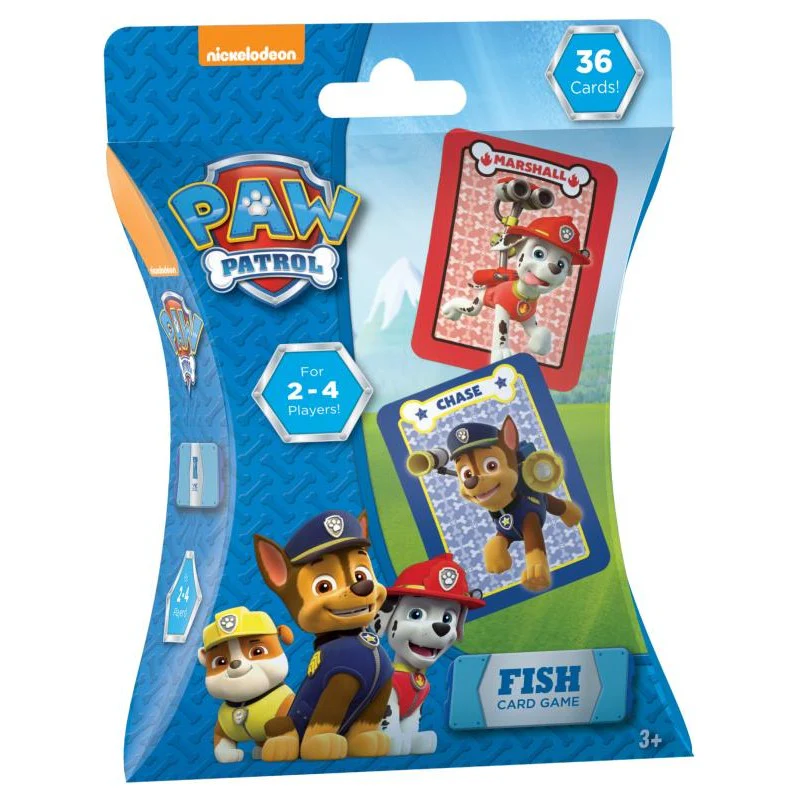 FISH CARD GAME PAW PATROL
