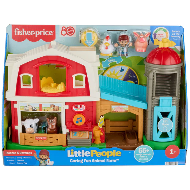 FISHER AND PRICE LITTLE PEOPLE CARING FUN ANIMAL FARM