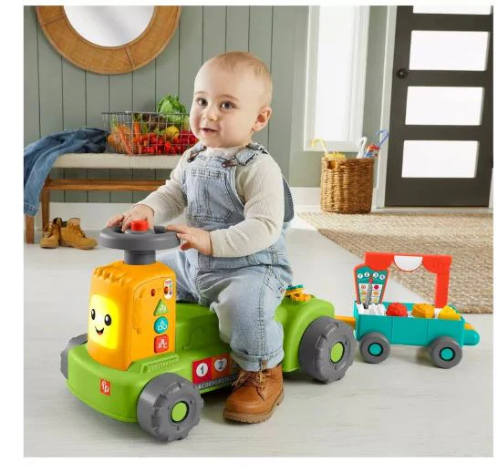 FISHER PRICE 4 IN 1 FARM TO MARKET TRACTOR - Image 3