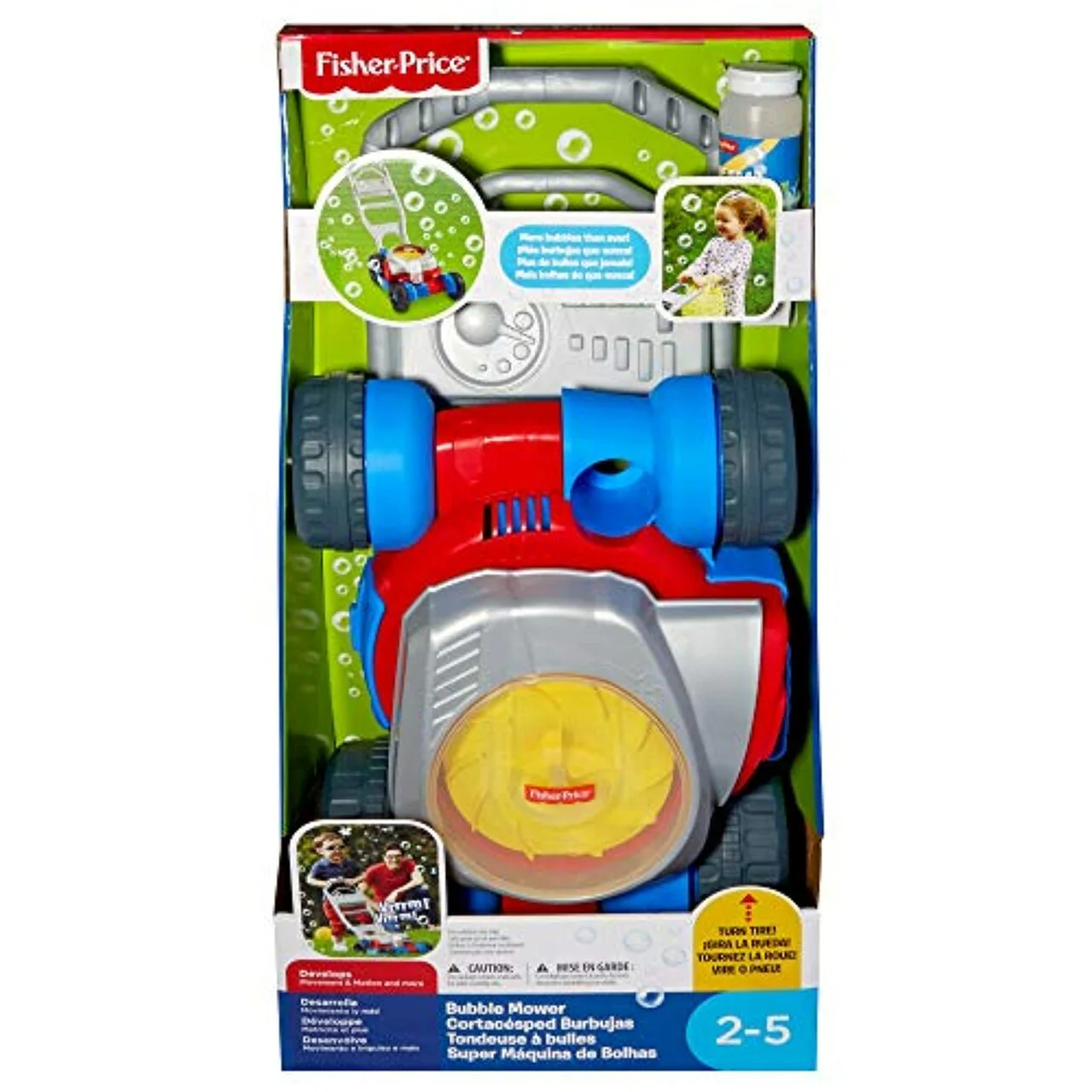 FISHER PRICE BUBBLE MOWER