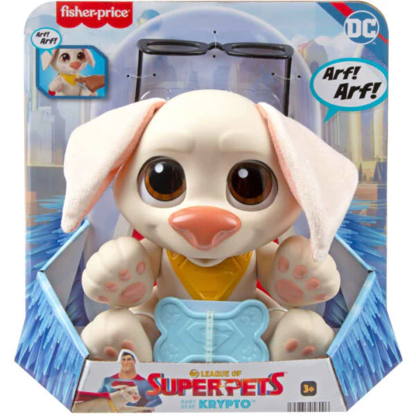 FISHER PRICE DC LEAGUE OF SUPER PETS BABY KRYPTO