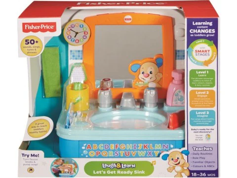 FISHER PRICE LAUGH AND LEARN LETS GET READY SINK