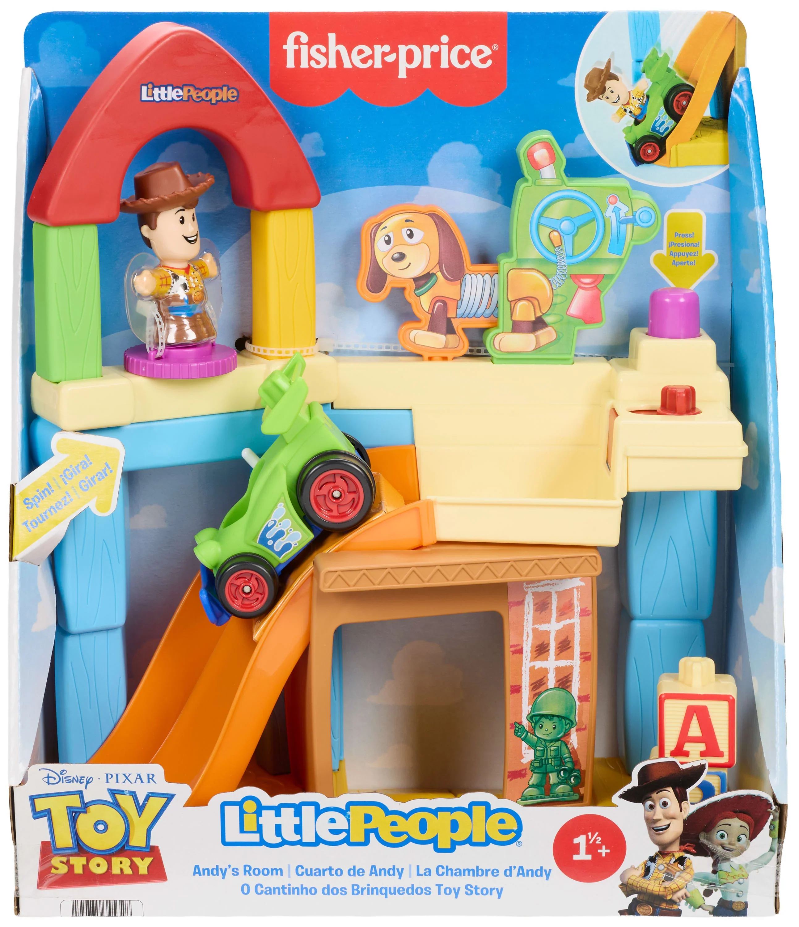 FISHER PRICE LITTLE PEOPLE ANDY'S ROOM PLAYSET