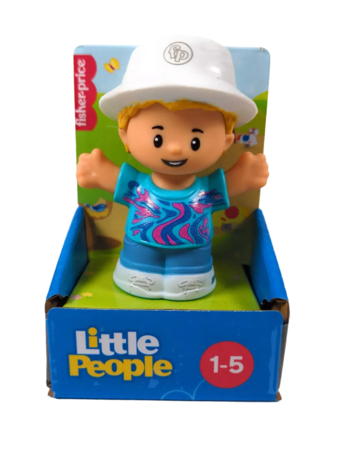 FISHER PRICE - LITTLE PEOPLE BOY IN BUCKET HAT