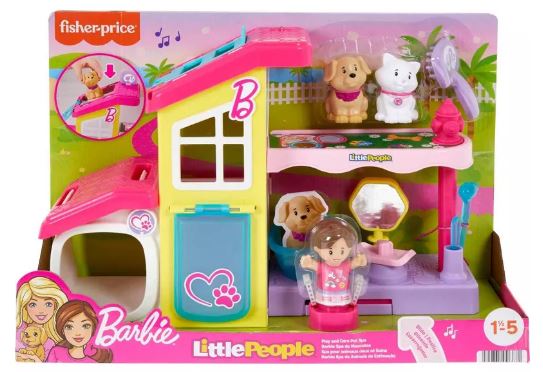 FISHER PRICE LITTLE PEOPLE BARBIE PLAY AND CARE PET SPA