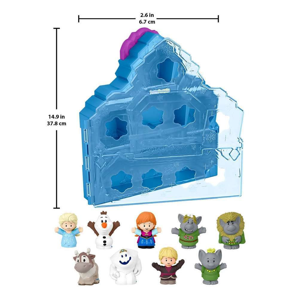 FISHER PRICE LITTLE PEOPLE - DISNEY 100 YEARS - FROZEN CARRY ALONG CASTLE CASE - Image 4