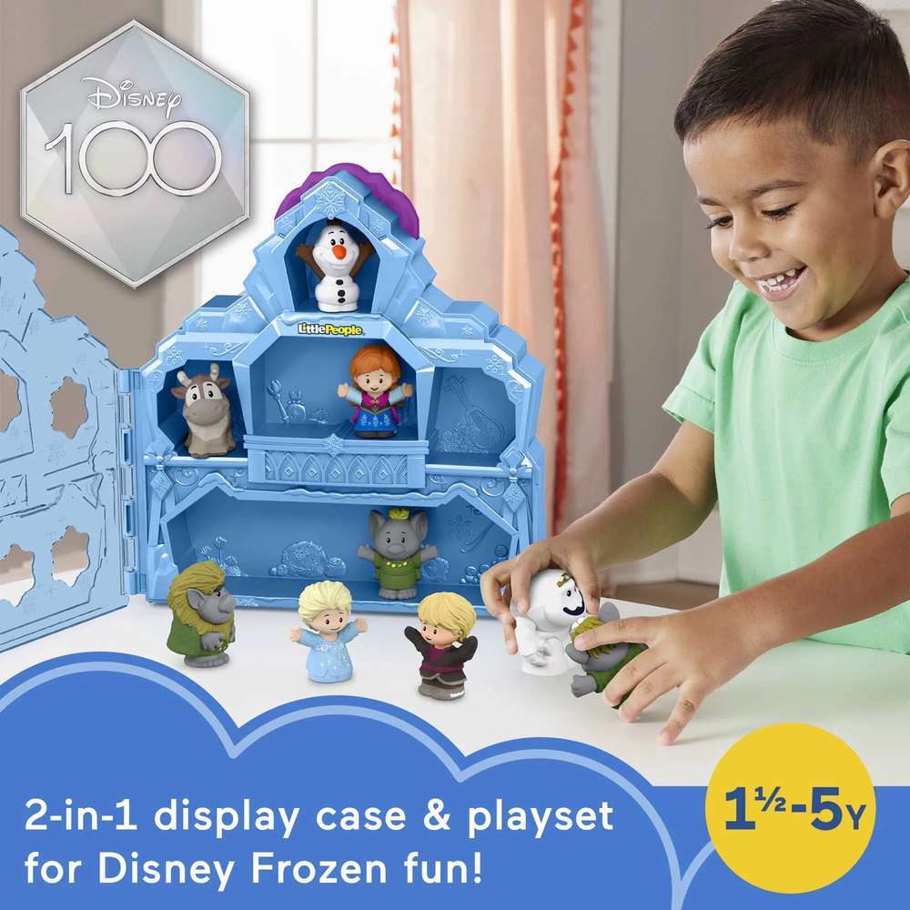 FISHER PRICE LITTLE PEOPLE - DISNEY 100 YEARS - FROZEN CARRY ALONG CASTLE CASE - Image 5