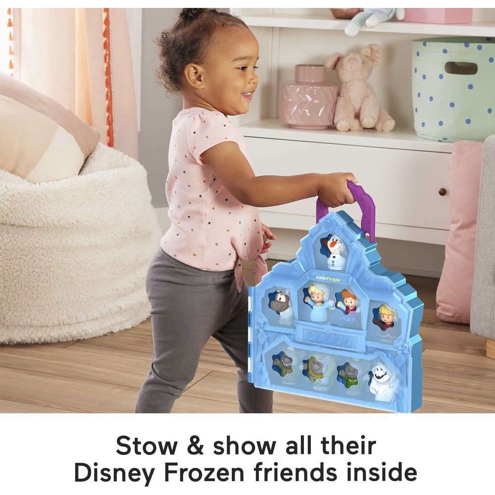 FISHER PRICE LITTLE PEOPLE - DISNEY 100 YEARS - FROZEN CARRY ALONG CASTLE CASE - Image 6
