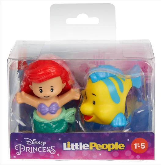 FISHER PRICE LITTLE PEOPLE - DISNEY PRINCESS - ARIEL AND FLOUNDER - Image 2