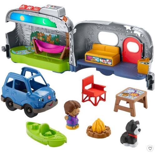 FISHER PRICE LITTLE PEOPLE LIGHT UP LEARNING CAMPER