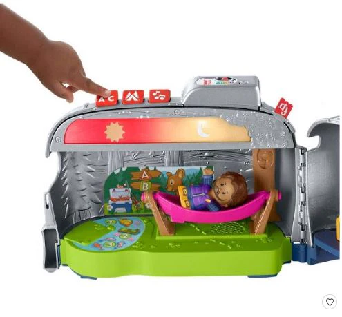 FISHER PRICE LITTLE PEOPLE LIGHT UP LEARNING CAMPER - Image 3
