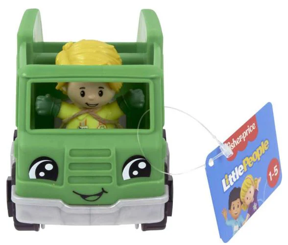 FISHER PRICE - LITTLE PEOPLE SMALL VEHICLE - GREEN TRUCK - Image 2