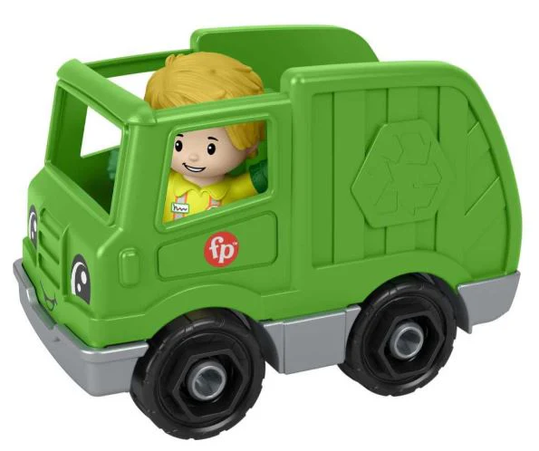 FISHER PRICE - LITTLE PEOPLE SMALL VEHICLE - GREEN TRUCK - Image 3
