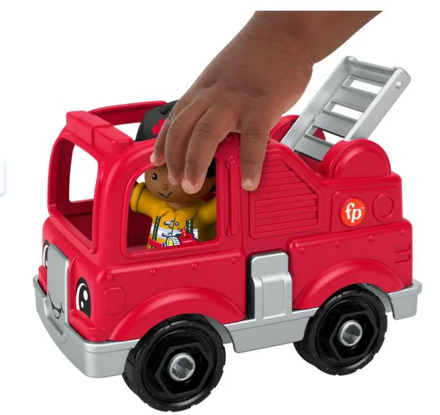 FISHER PRICE - LITTLE PEOPLE SMALL VEHICLE - RED FIRE ENGINE - Image 2