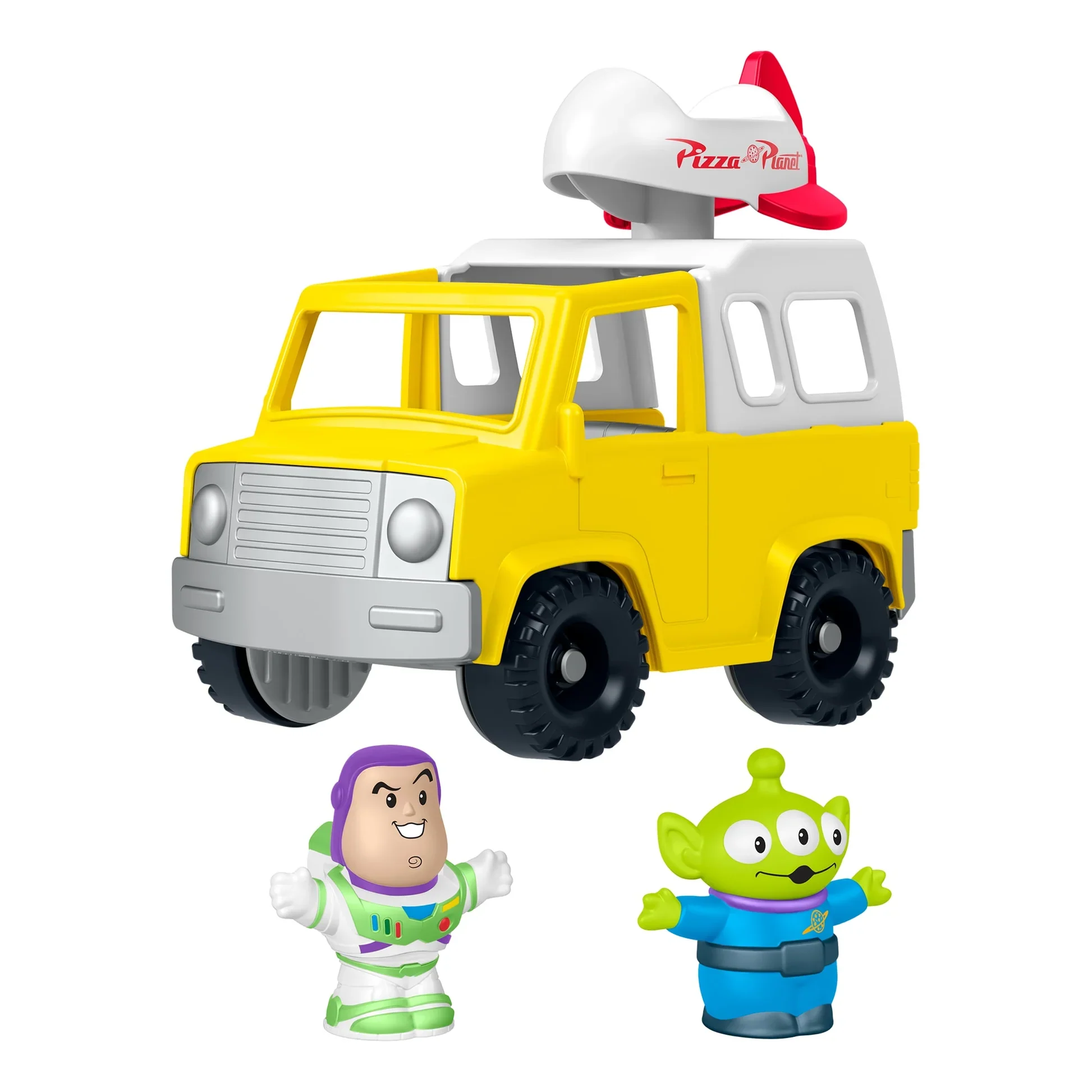 FISHER PRICE LITTLE PEOPLE TOY STORY PIZZA PLANET TRUCK - Image 2