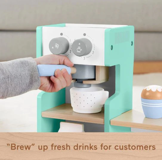 FISHER PRICE - WOODEN COFFEE SHOP SET - Image 3