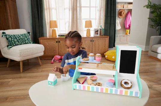 FISHER PRICE - WOODEN COFFEE SHOP SET - Image 5