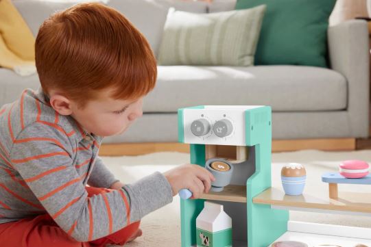 FISHER PRICE - WOODEN COFFEE SHOP SET - Image 6