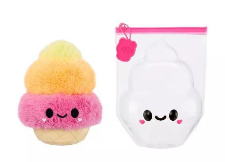FLUFFIE STUFFIEZ SURPRISE REVEAL SMALL PLUSH - TREATS ICE CREAM CONE - Image 6