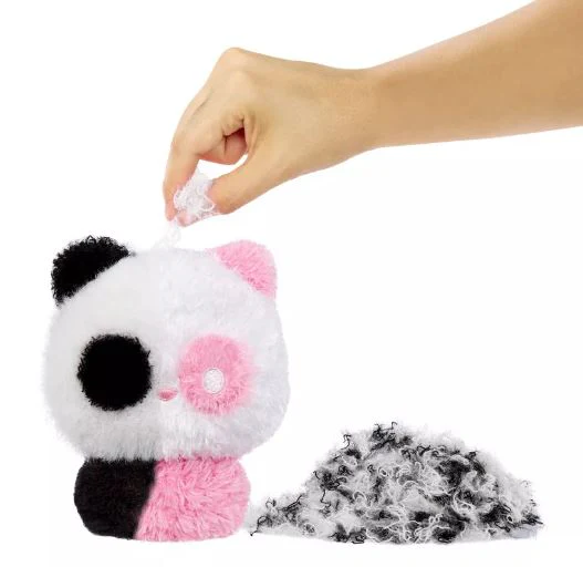 FLUFFIE STUFFIEZ SURPRISE REVEAL SMALL PLUSH - PANDA BEAR - Image 2