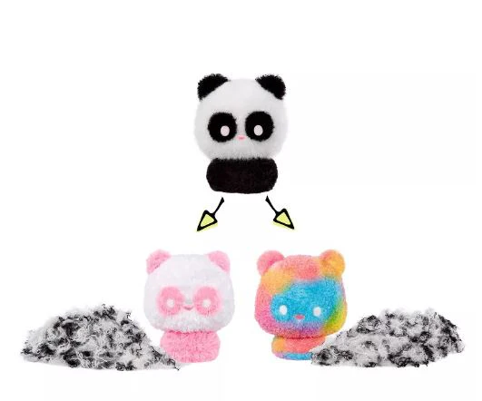 FLUFFIE STUFFIEZ SURPRISE REVEAL SMALL PLUSH - PANDA BEAR - Image 4