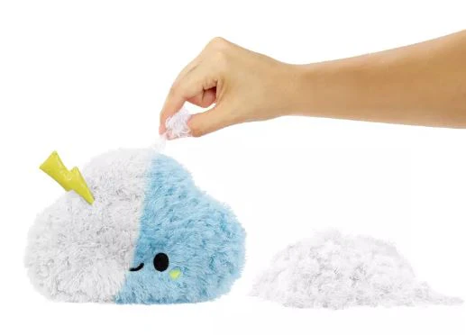 FLUFFIE STUFFIEZ SURPRISE REVEAL SMALL PLUSH - SKY SMILEY CLOUD - Image 2