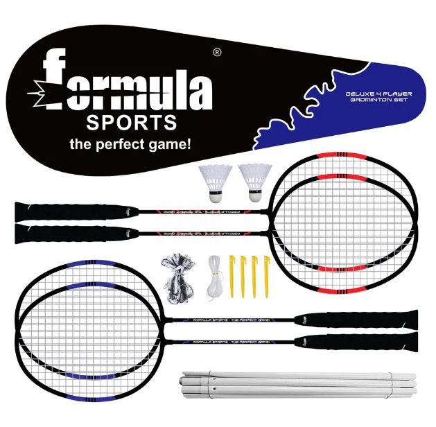FORMULA SPORTS BADMINTON 4 PLAYER DELUXE SET