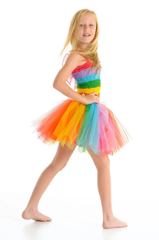 FRIENDSHIP FAIRY DRESS RAINBOW - LARGE - Image 2
