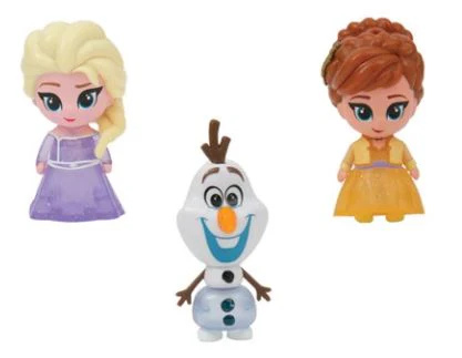 FROZEN 2 MINI GLOW DOLL FIGURES - 3 PACK