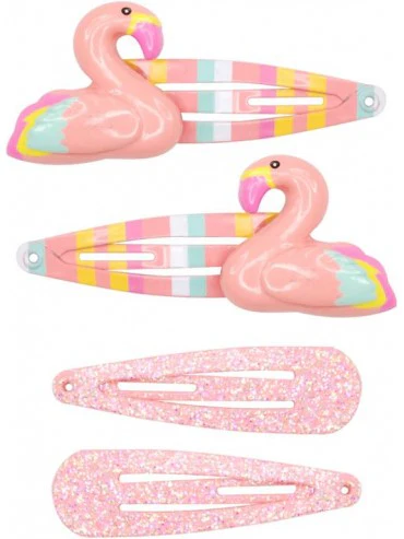 FUNKY FLAMINGO HAIR CLIP SET