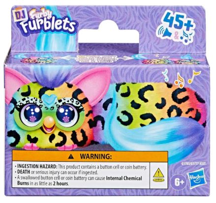 FURBY DJ FURBLETS - RAIN-BOW-KAT INTERACTIVE PLUSH TOY - Image 3