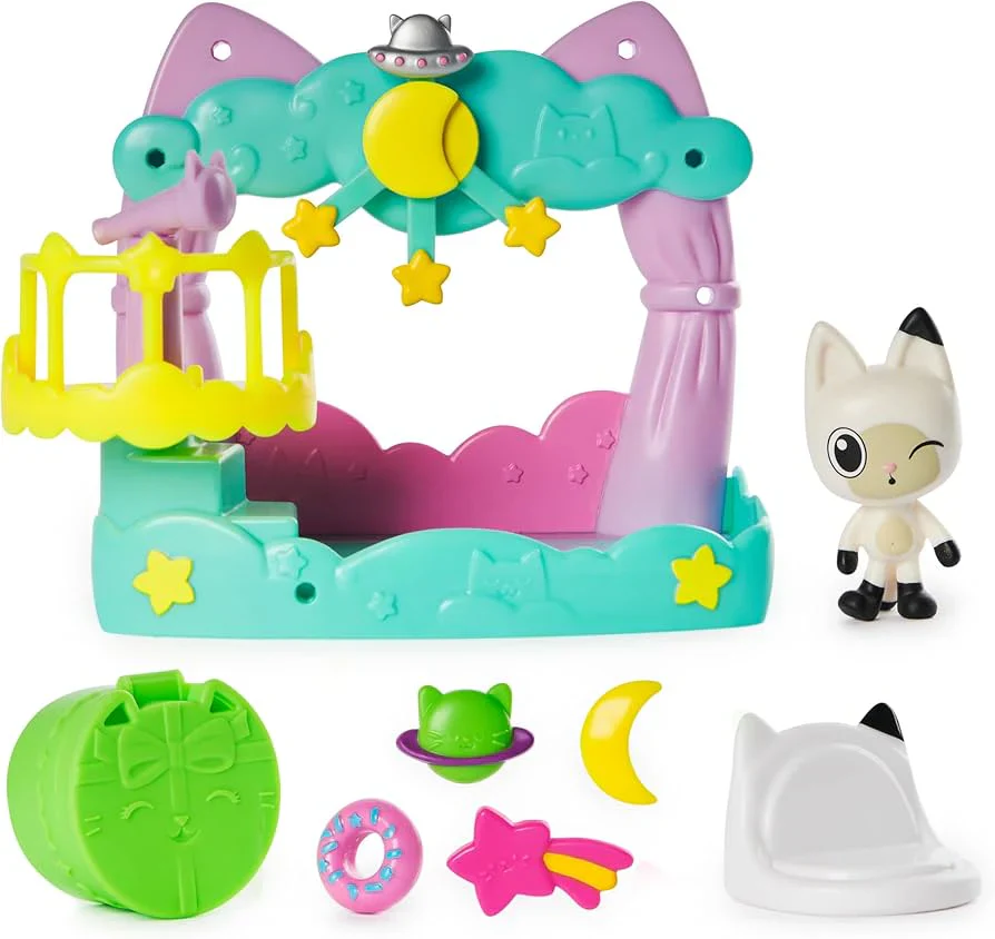 GABBY'S DOLL HOUSE - PANDY PAWS DREAMY LOOKOUT BALCONY SET - Image 2