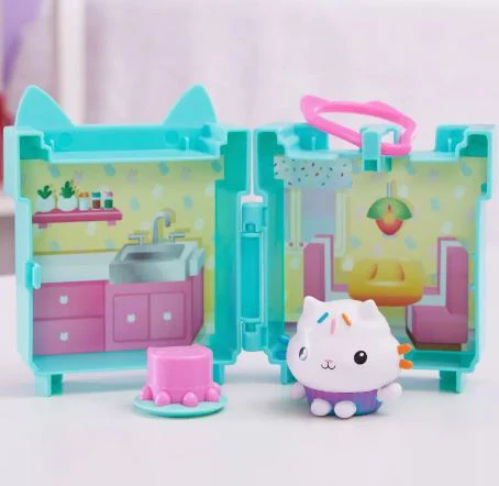 GABBY'S DOLLHOUSE CLIP ON PLAYSET ASST- 'CAKEY CAT' BLUE - Image 3