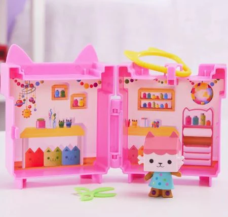 GABBY'S DOLLHOUSE CLIP ON PLAYSET BABY BOX PINK - Image 3